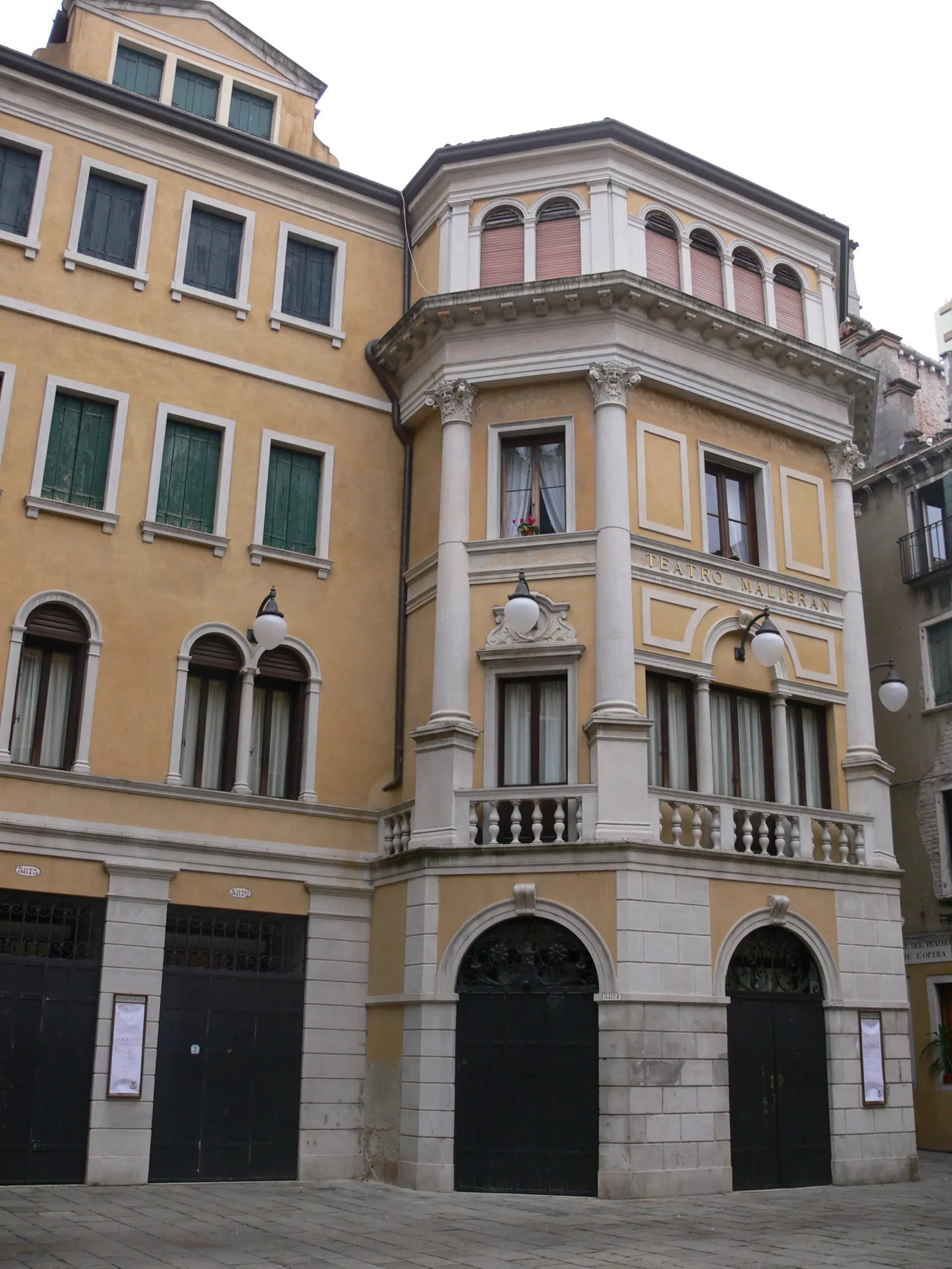 Exterior of Teatro Malibran in Venice