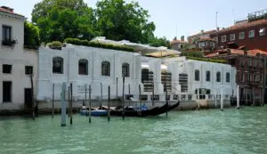 Real photograph of Palazzo Venier dei Leoni, home of the Peggy Guggenheim Collection on the Grand Canal in Venice