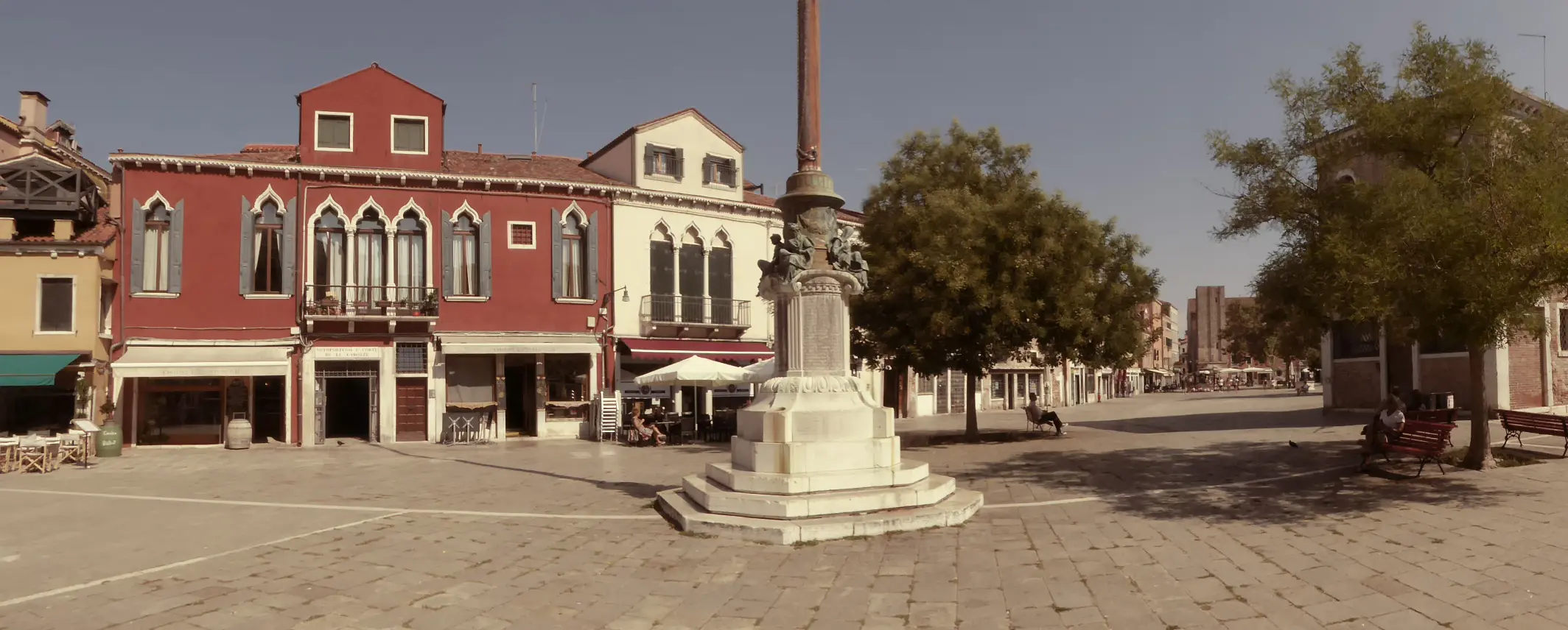Campo Santa Margherita in Venice, a traditional neighborhood square for a relaxed Sunday walk