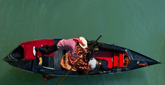 venice gondola by marco secchi