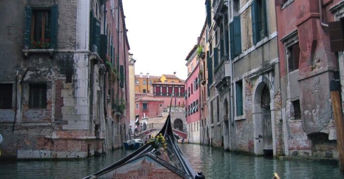 venice gondola view