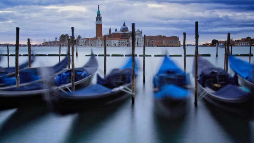 vencie gondola and st george island