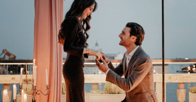 Wedding Proposal at Hotel Danieli