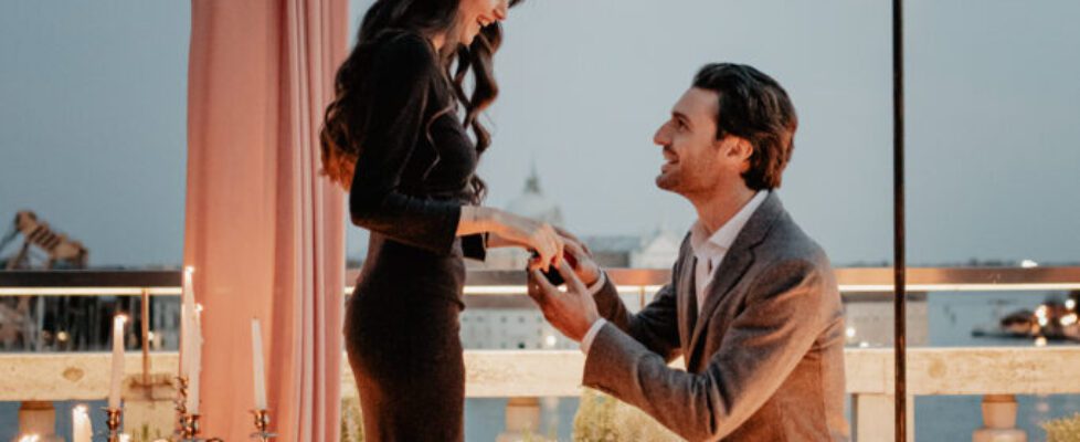 Wedding Proposal at Hotel Danieli