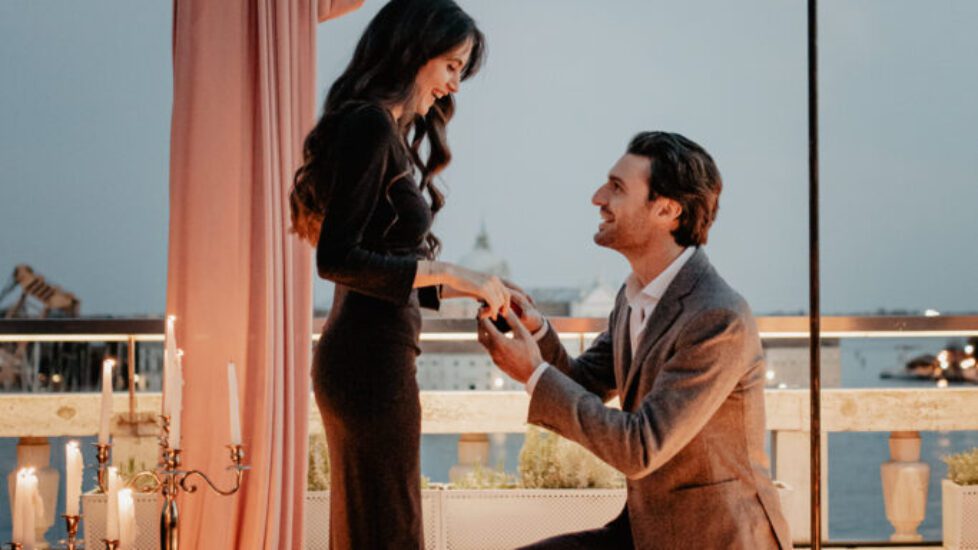 Wedding Proposal at Hotel Danieli