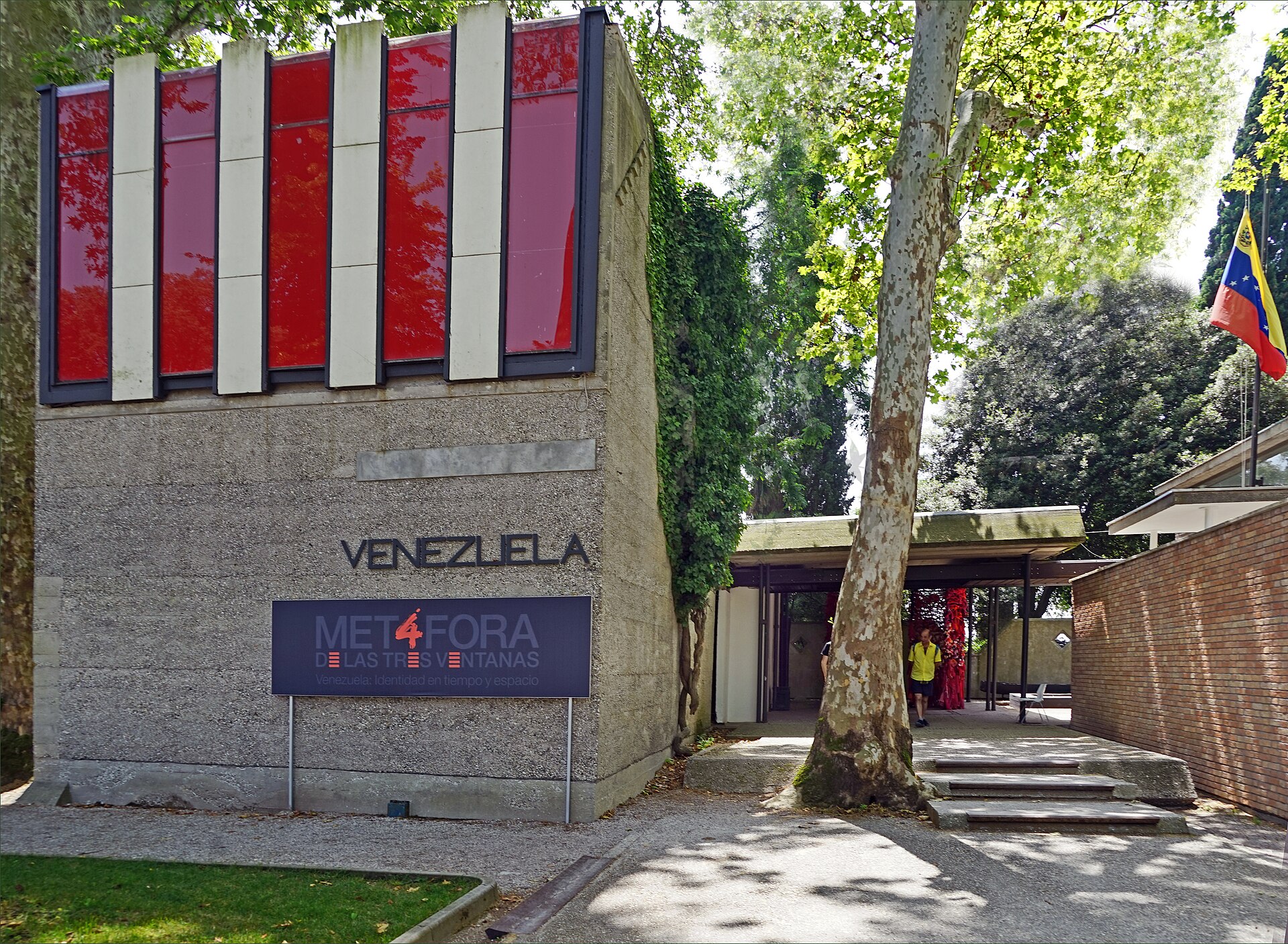Carlo Scarpa-designed Venezuelan Pavilion at the Venice Biennale Giardini
